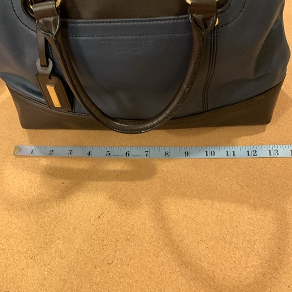 Tignanello  Leather Handbag  Blue and Black - Picture 10 of 13